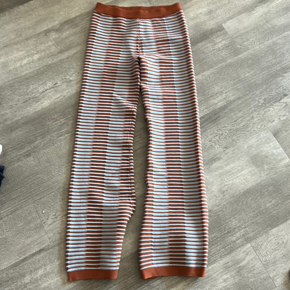 Black and Blue striped lounge pants